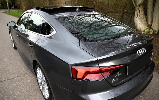 Audi A5 cena 112000 przebieg: 59000, rok produkcji 2018 z Bytom małe 497
